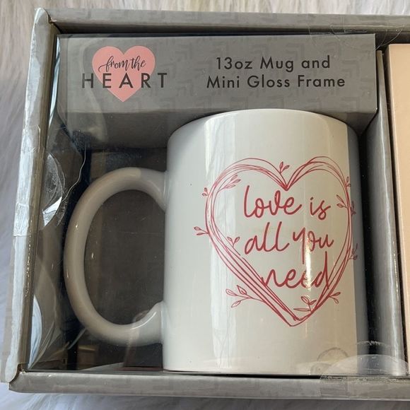 NEW FROM THE HEART MUG & FRAME SET - Picture 2 of 5